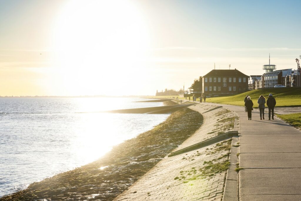 Südstrand in Wilhelmshaven am Jadebusen